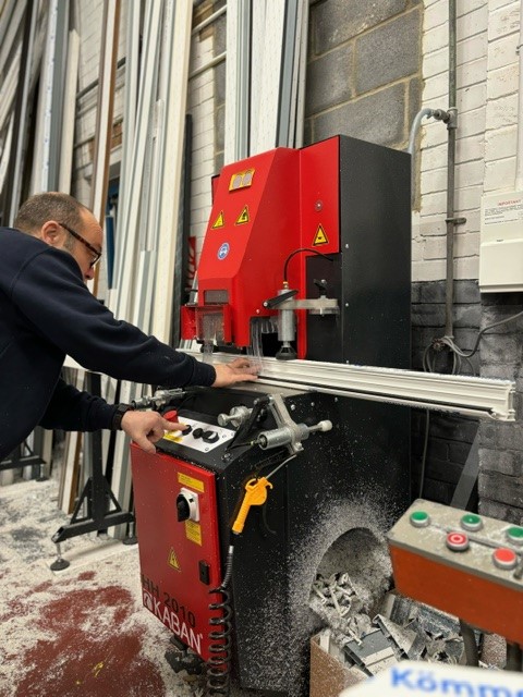 upvc profile in factory