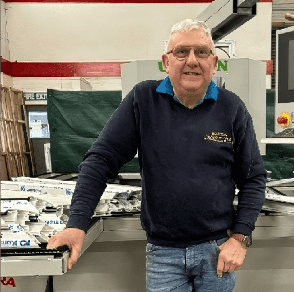 Trade uPVC Windows and Doors Made Simple 3 business owner nigel in the boston trade frames factory