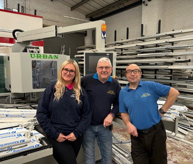 Boston Trade Frames team in factory