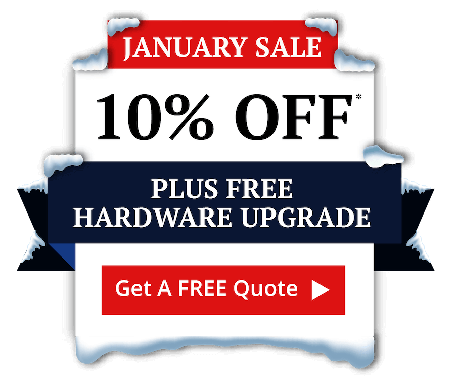 10% off and free hardware upgrade - Get a free quote