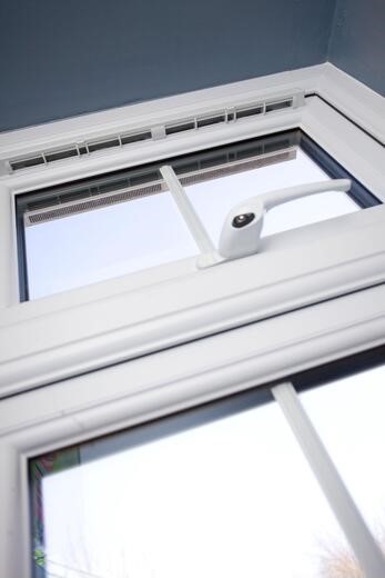 Window with trickle vent